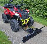 Quad Polaris Scrambler 1000 wyciągarka pług do śniegu Zamiana