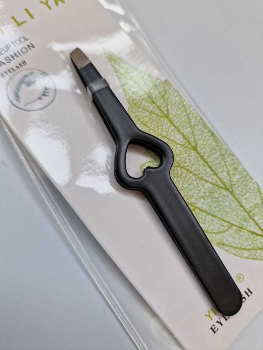 Чорний пінцет для брів щипці для корекції брів