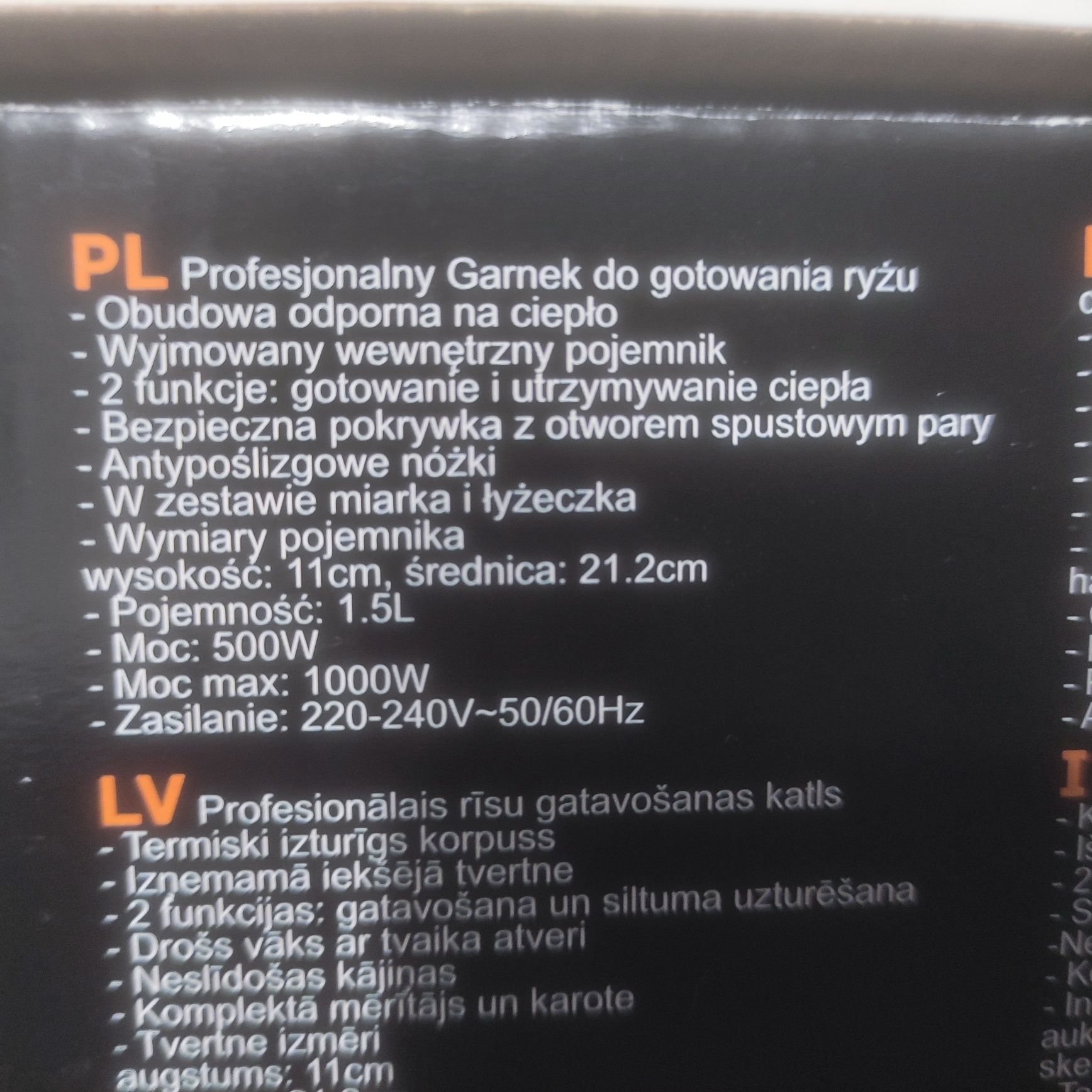 Nowy ryżowar Adler AD 6406 – 1,5 l, 1000 W, gotuje i podtrzymuje ciepł