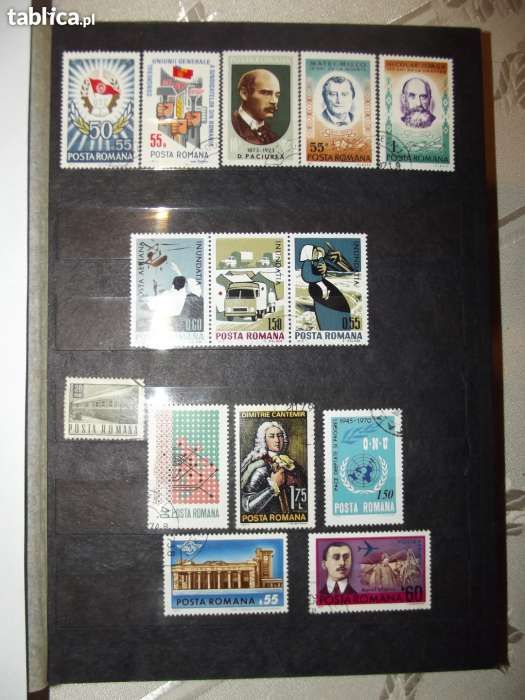 znaczki pocztowe z Rumunii, Bułgarii