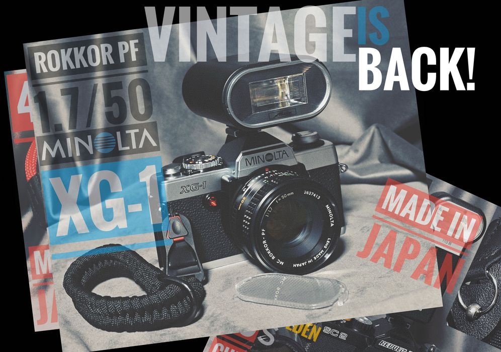 Minolta. Przepiękna! plus lampa, pasek i baterie