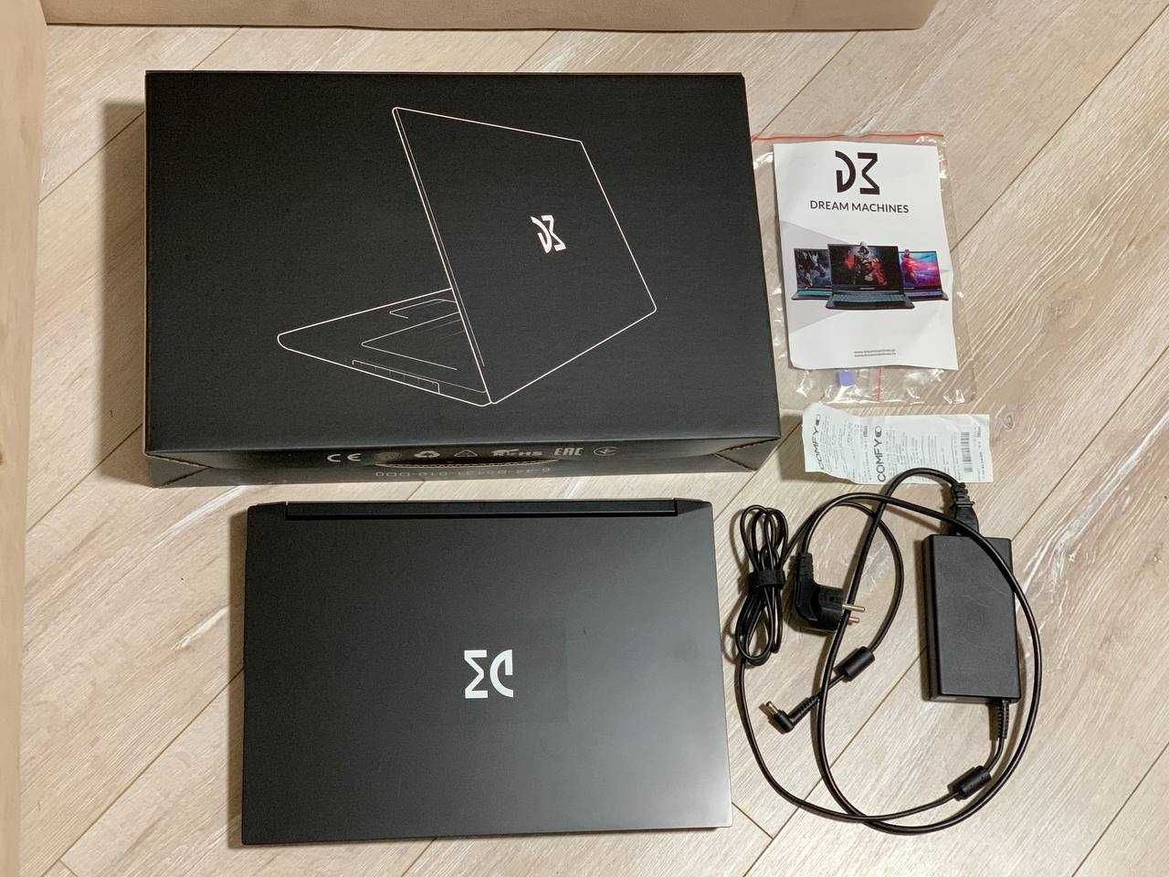 Ноутбук игровой Dream Machines ОЗУ 32 Гб, SSD 500 Гб, G1650-15