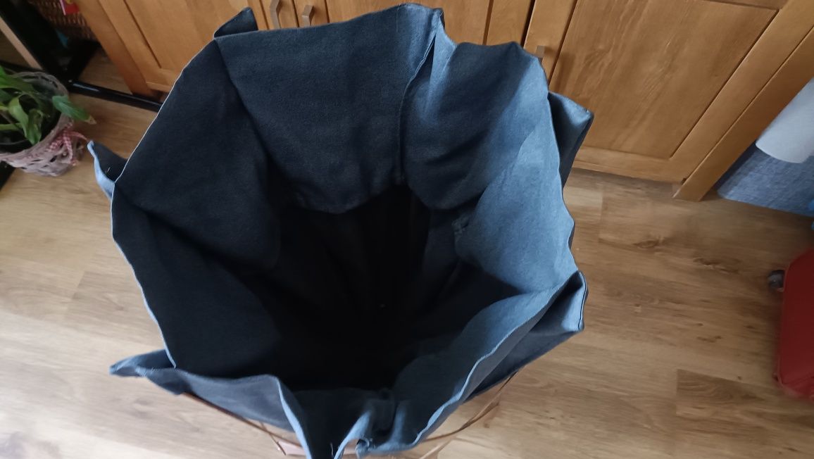 Kosz na bieliznę Marie Pi design naturalny ubrania łazienki rzeczy