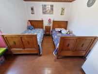 Quarto completo em pau cetim. (7 Móveis) (Vintage)