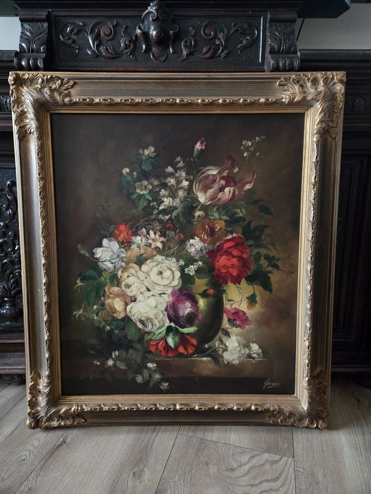 Okazja Oryginalny obraz olejny malowany na płótnie Heinrich Garossa