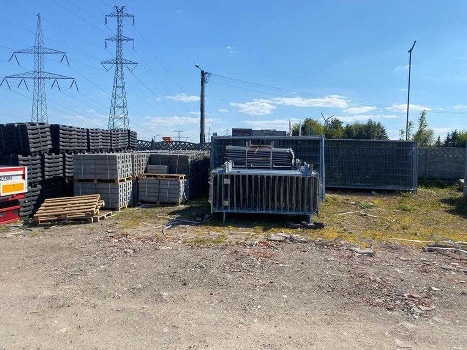 Płot brama ogrodzenie tymczasowe panel "rura w rurze" wzmocnione 3,5m