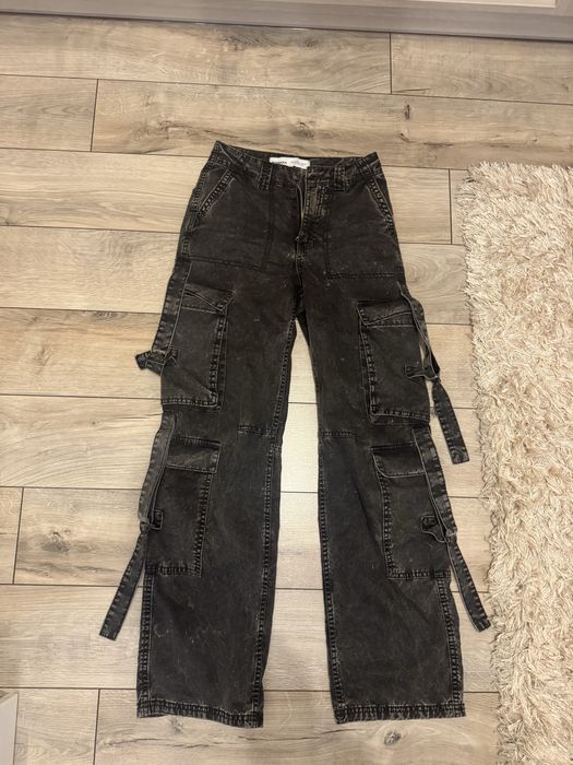 Jeansy  cargo damskie