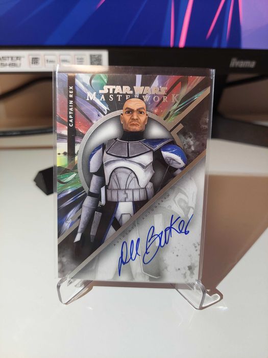Topps Star Wars Masterwork 2022 Captain Rex Dee Bradley Baker Auto