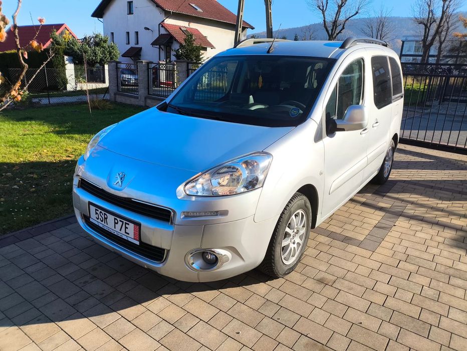 Peugeot Partner II Lift ! 1.6 HDi 115 Km ! Klima ! Nawigacja ! Ledy ! 202 Tys.Km !