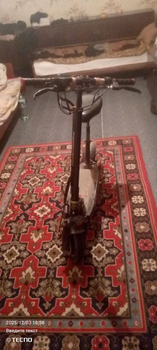 Електро- самокат б/у в хорошем состоянии
