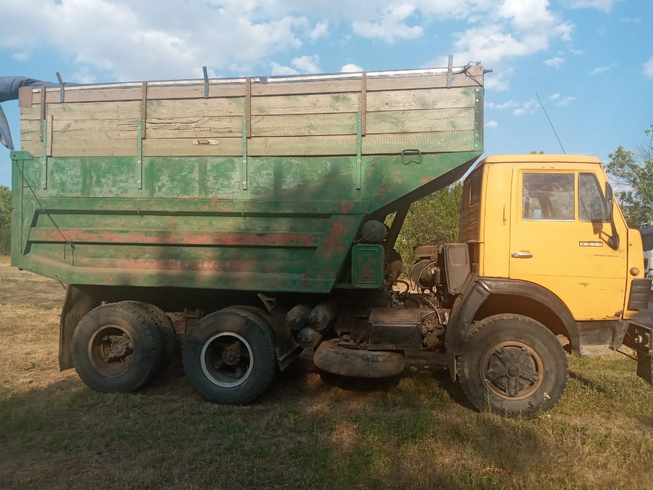 Камаз в рабочем состоянии