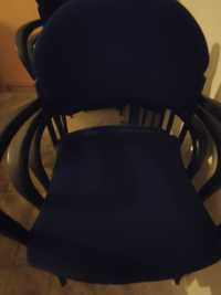 Cadeiras veludo azul