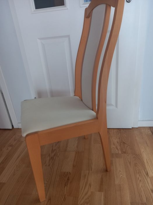 Krzesło drewniane jasne 4szt.
