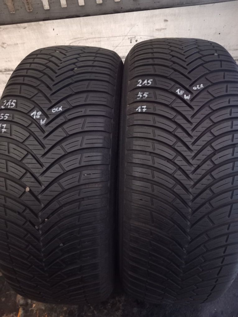 2x opony całoroczne 215/55R17 Kleber