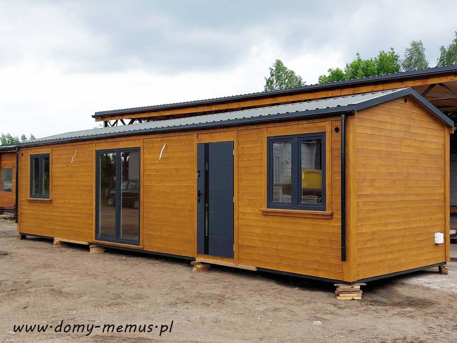Domek drewniany, wielosezonowy 35m2, 4mx8,7m