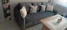 Sofa ROCO 3-osobowa, rozkładana + 2 fotele / stan BDB