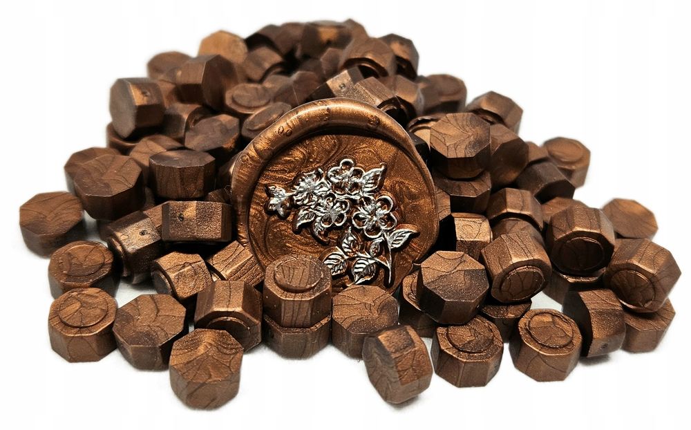 lak wosk do lakowania czekolada 100szt