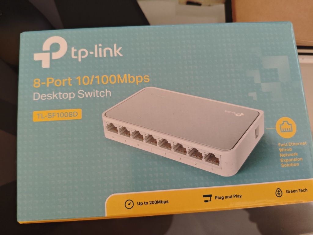 Vendo Switch TP-Link TL-SF1008D 8 Portas 10/100Mbps