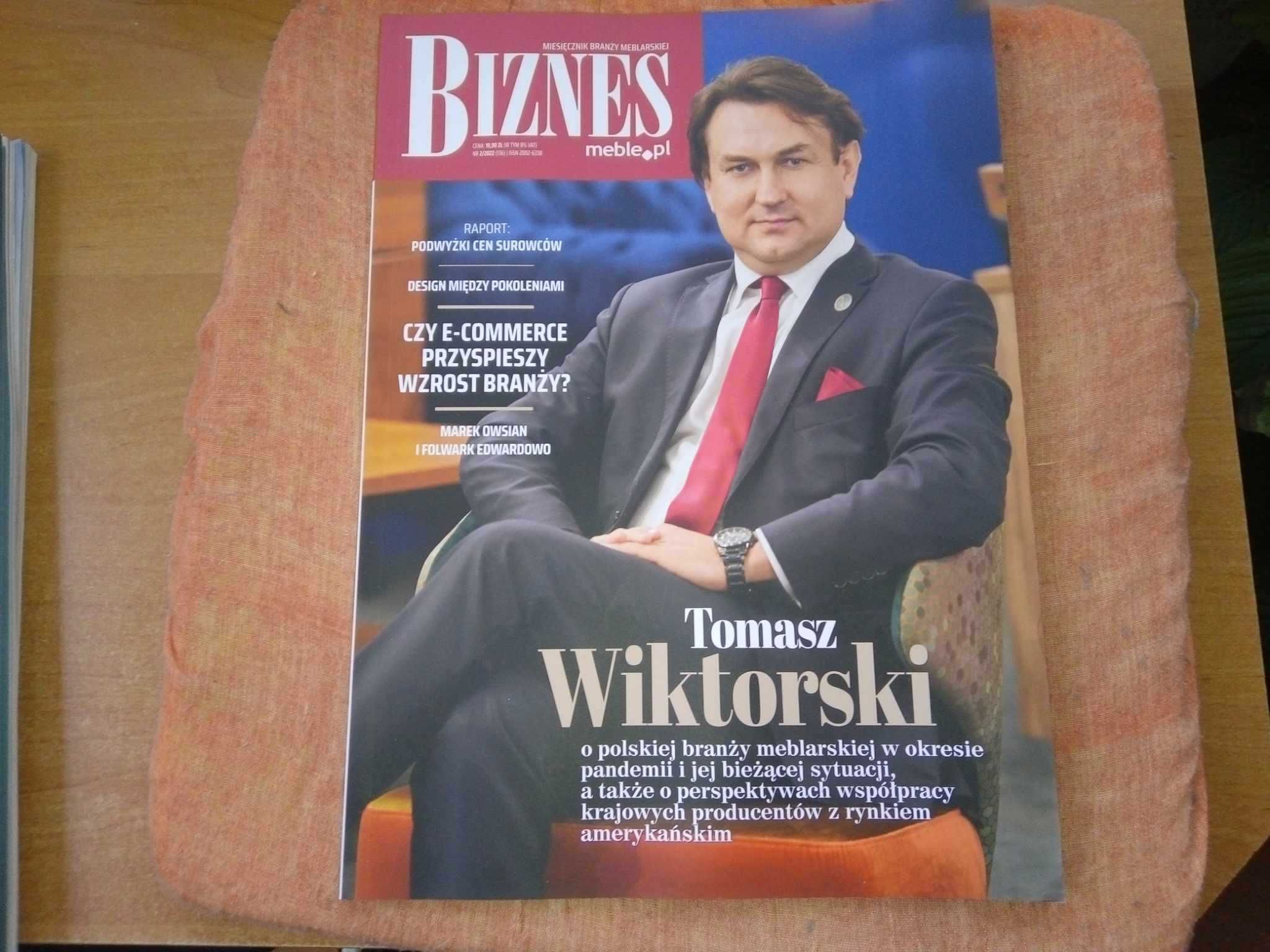 Miesięcznik Biznes Meble nr 2 2022 luty gazeta branży meblarskiej