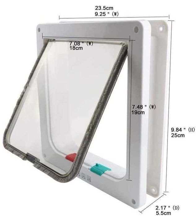 Drzwi dla kota zamykane