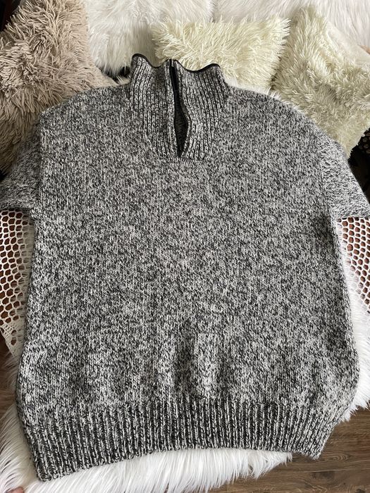 Norweski zimowy sweter męski wełniany, 100% wełna, Klaer&Fritid