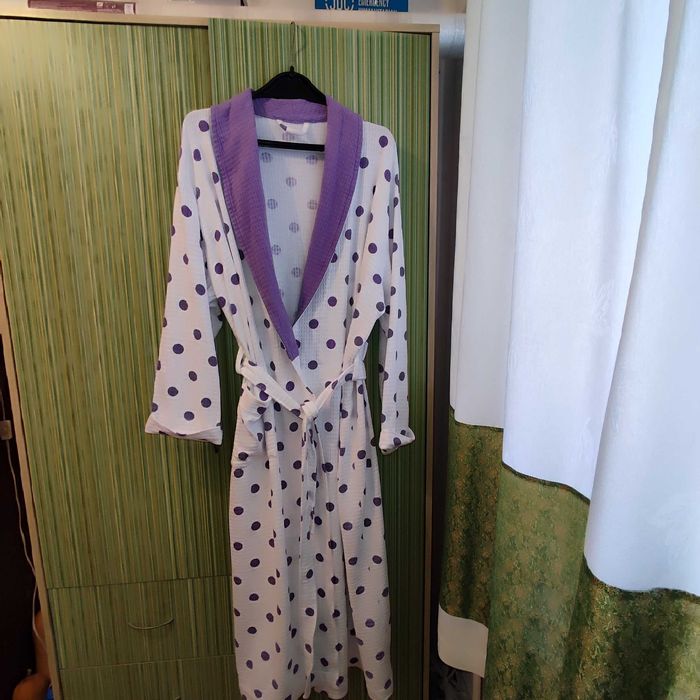 Женский теплый зимний халат 100% cotton размер 48-50, пр-во Турция.