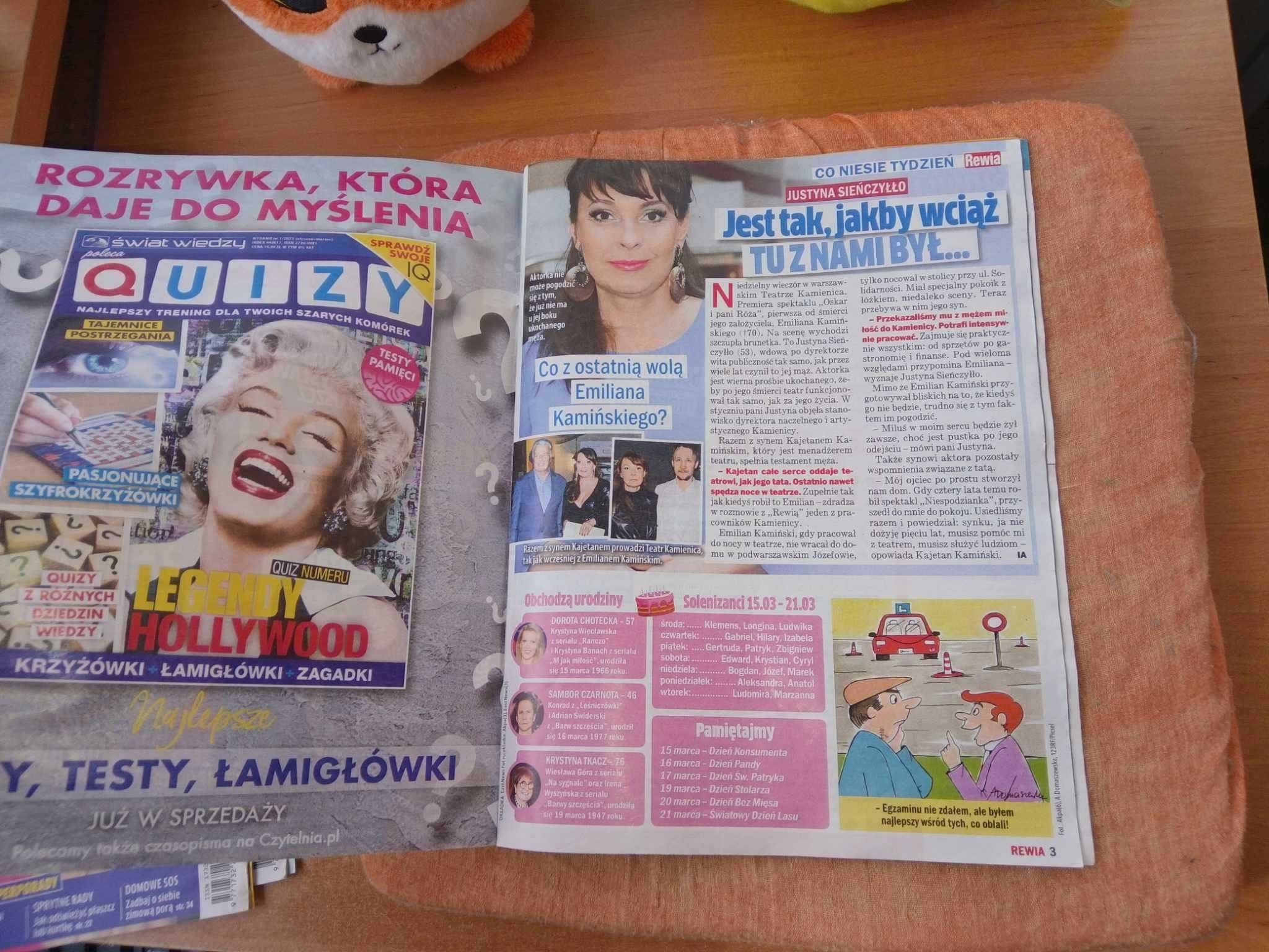 Tygodnik Rewia zbliża do gwiazd nr 11 marzec 2023 gazeta