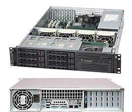 Корпус для сервера SUPERMICRO CSE-822T-400LPB 2U з блоком живлення