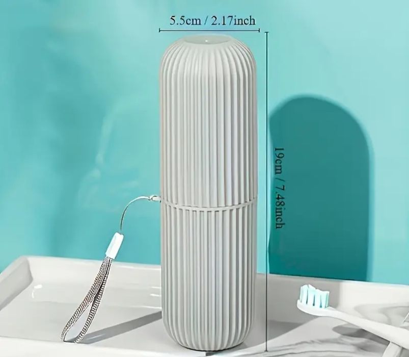 Caixa para escovas e pasta de dentes