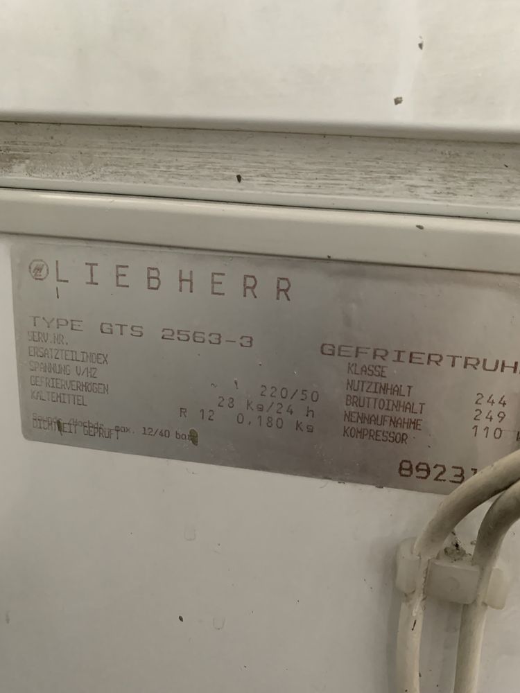 Liebherr zamrażarka
