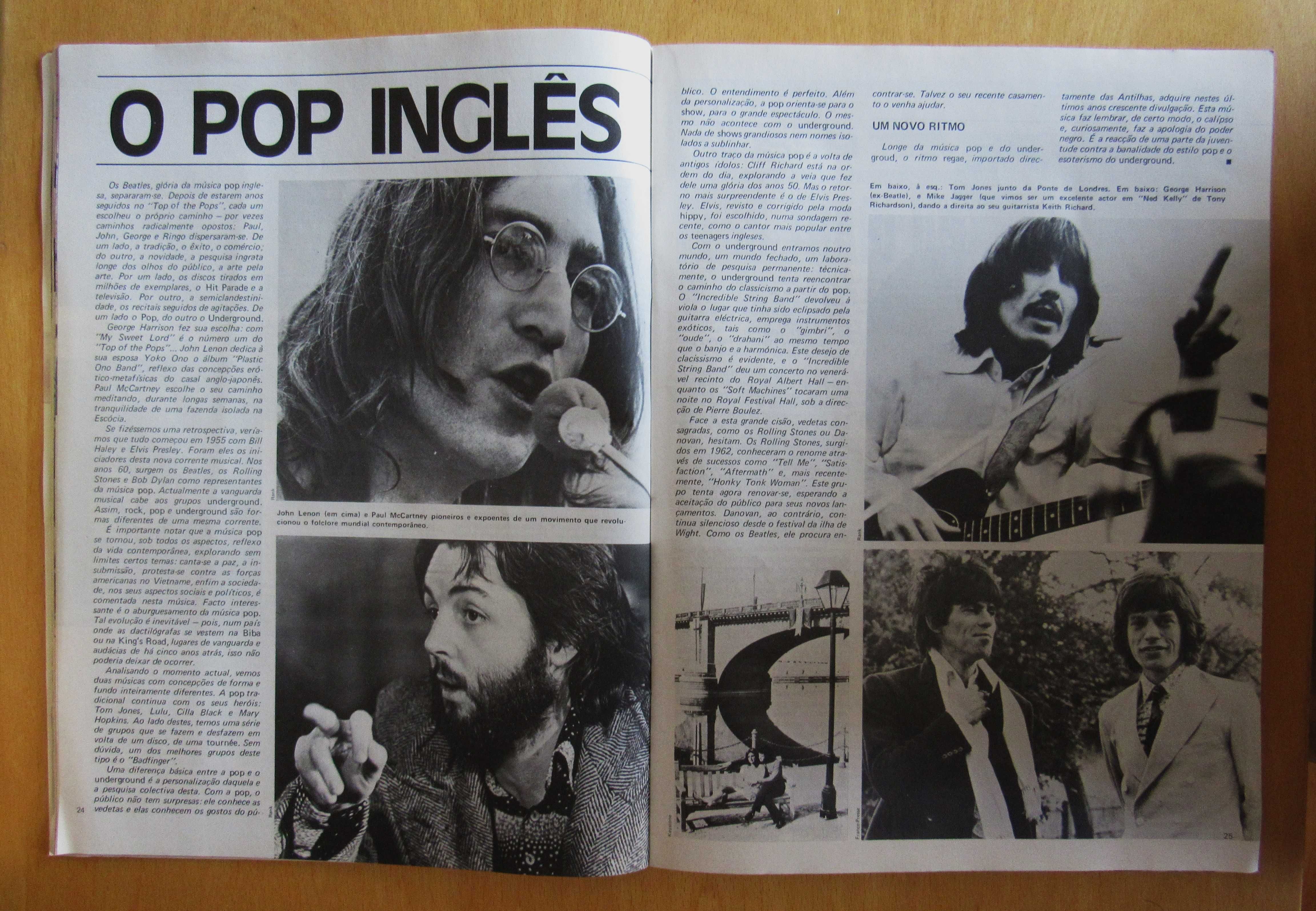 Revista Observador, POP, Beatles, 1972