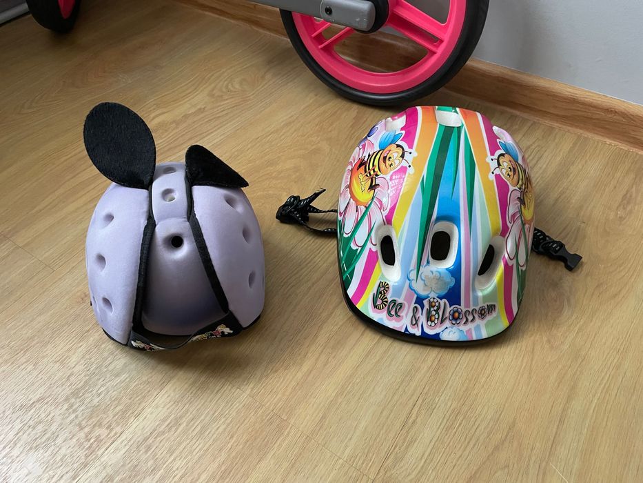 Kask rowerowy pszczółka Maja z Decathlon