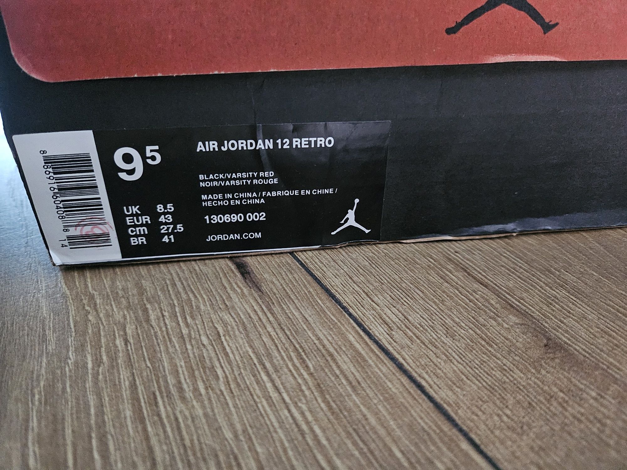 Jordan 12 flu game rozm.43