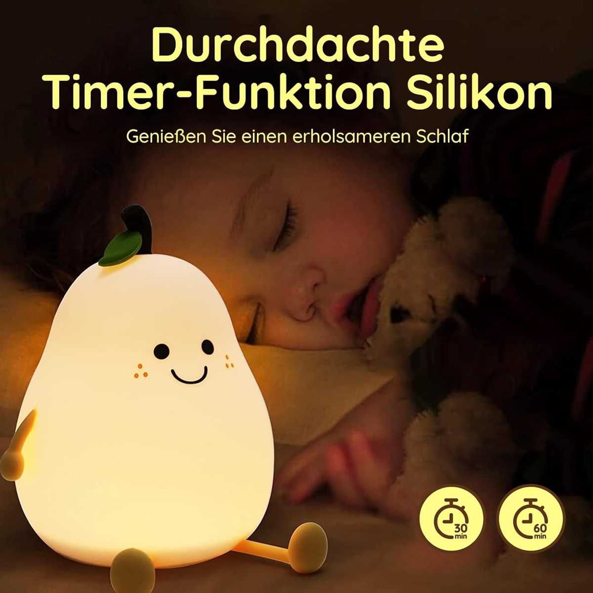 Nowa lampka nocna / lampa / silikonowa / ściemniana / LED !A2155!