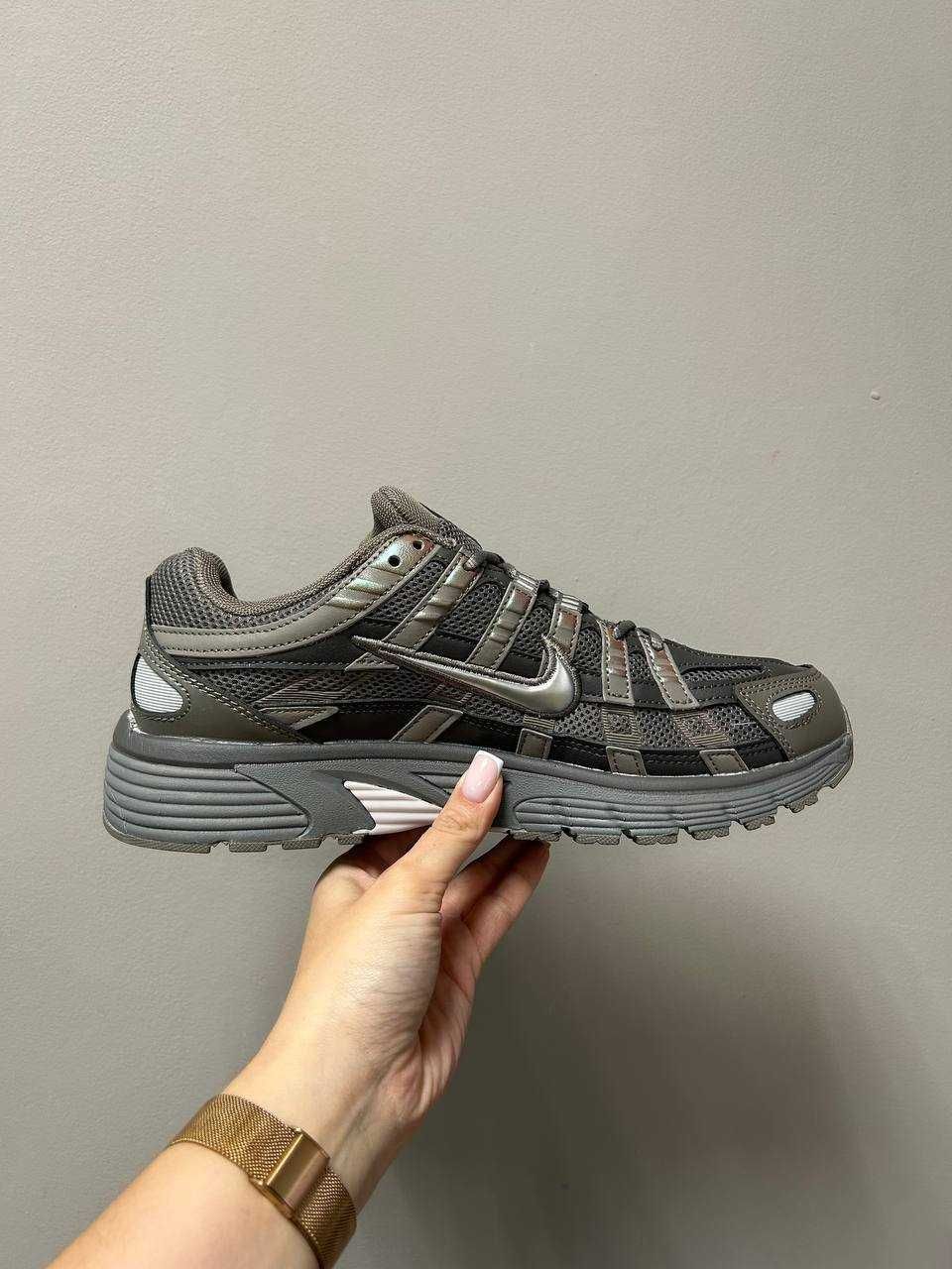 Кросівки Nike P-6000 Brown Black / кроси Найк П-6000 коричневі шкіряні