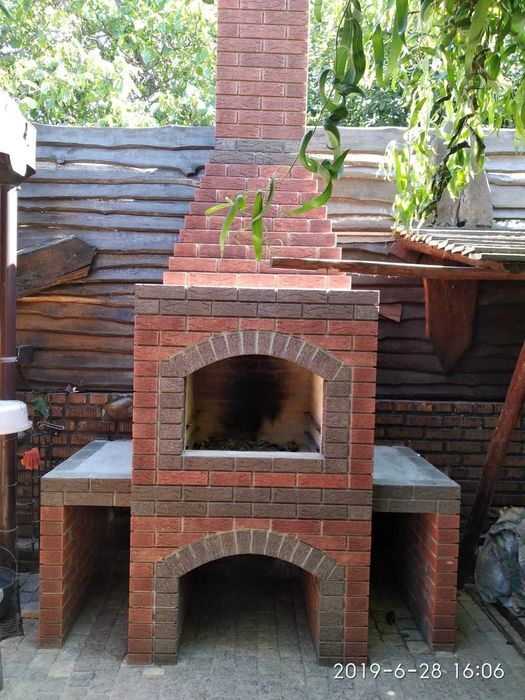 GRILL kominek murowany wędzarnia piec zewnętrzny kompleksowy montaż