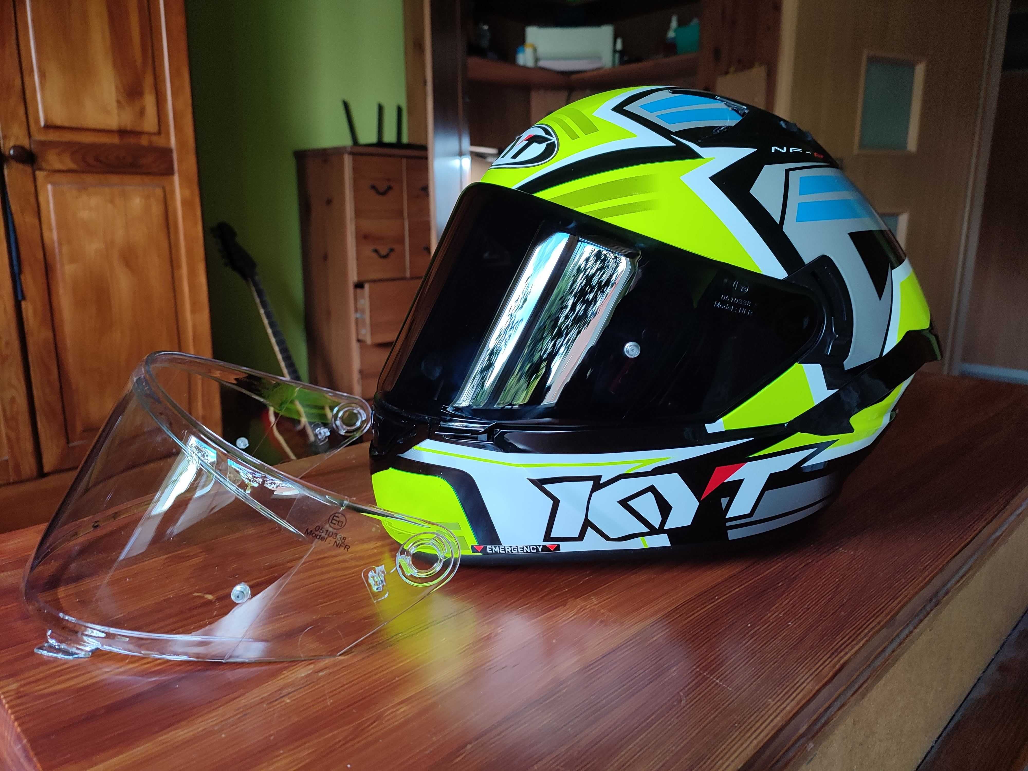 Kask motocyklowy KYT NF-R roz. M