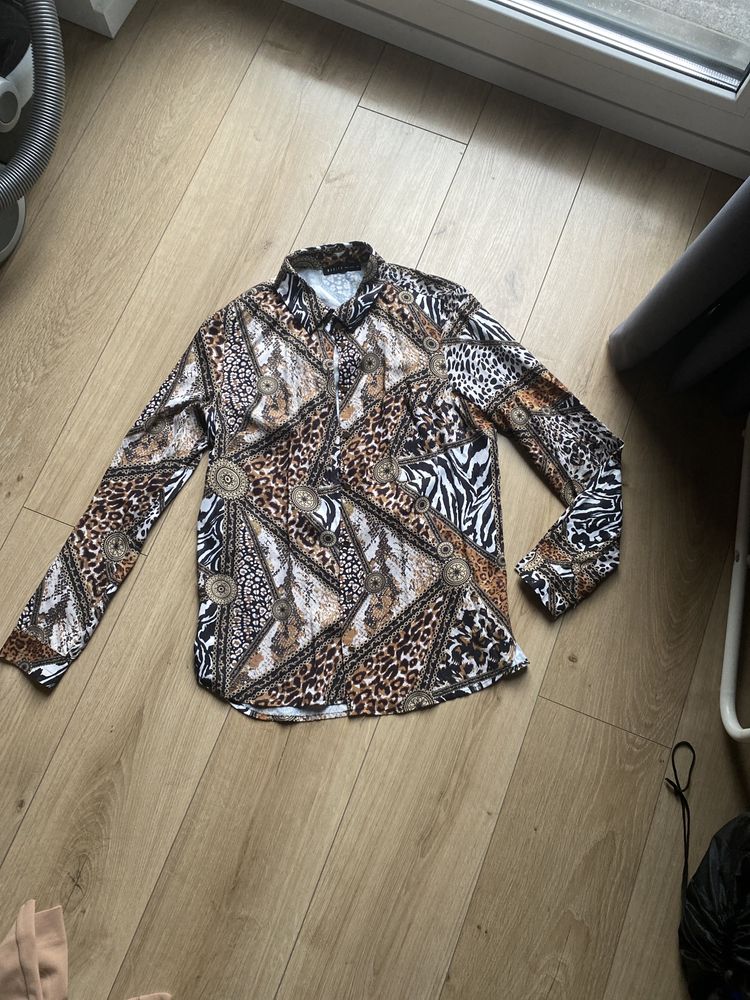Mohito koszula 34 S we wzory pantera zebra nowa