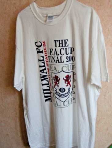 Крутая Футболка F.A CUP Final 2004 Millwall Manchester Unated Футбол