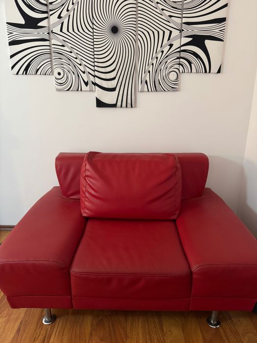 Narożnik z funkcją spania + fotel