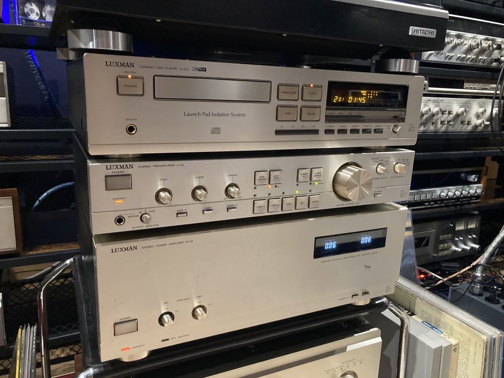 Retrospekcja Luxman M-03 C-03 D-373 Zestaw Hi-end