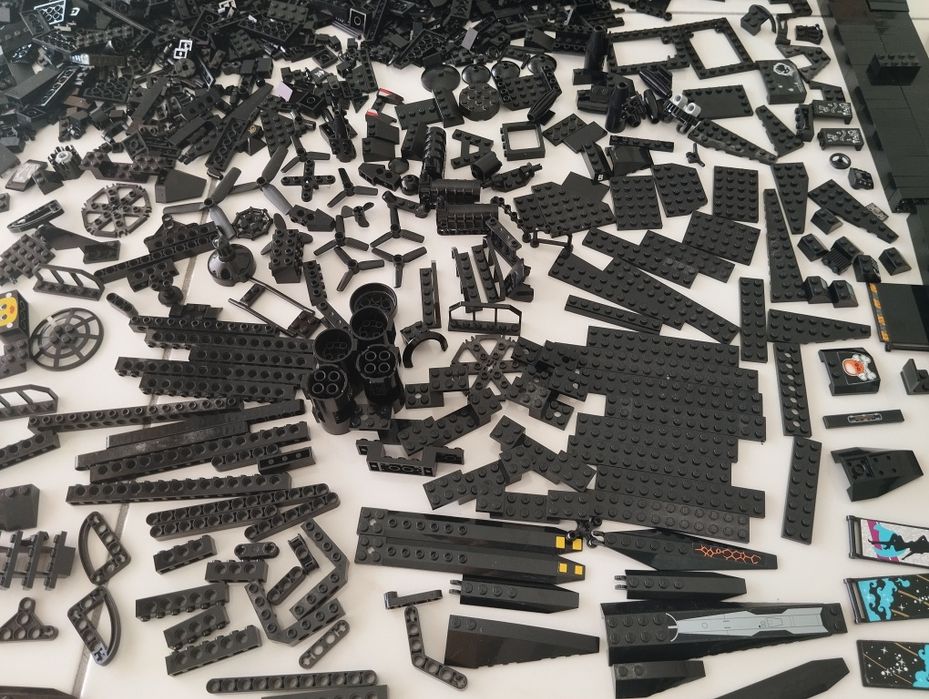 LEGO peças original cor preto