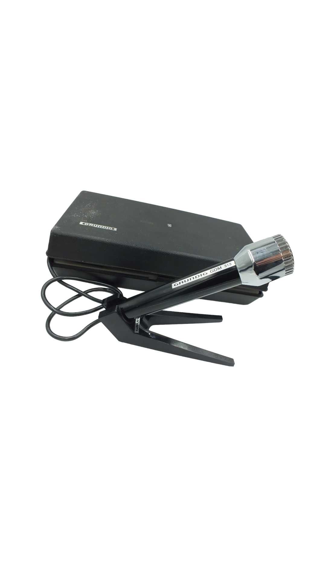 Mikrofon Grundig GDM 313 dynamiczny + oryginalne etui  LK