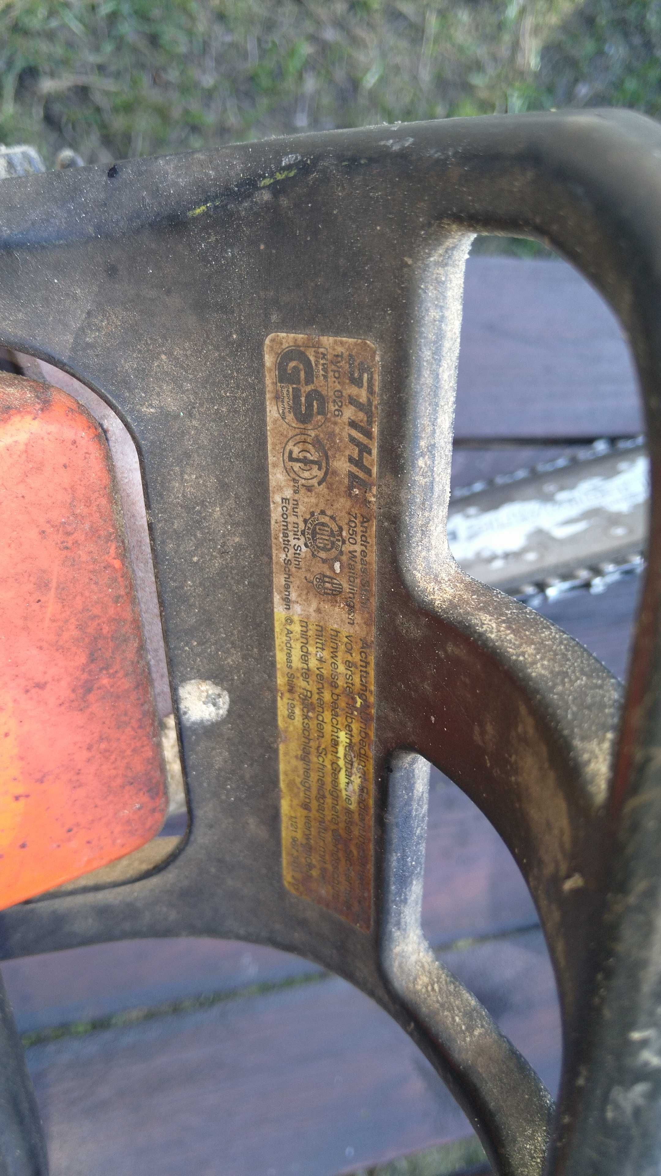 Piła spalinowa STIHL 026