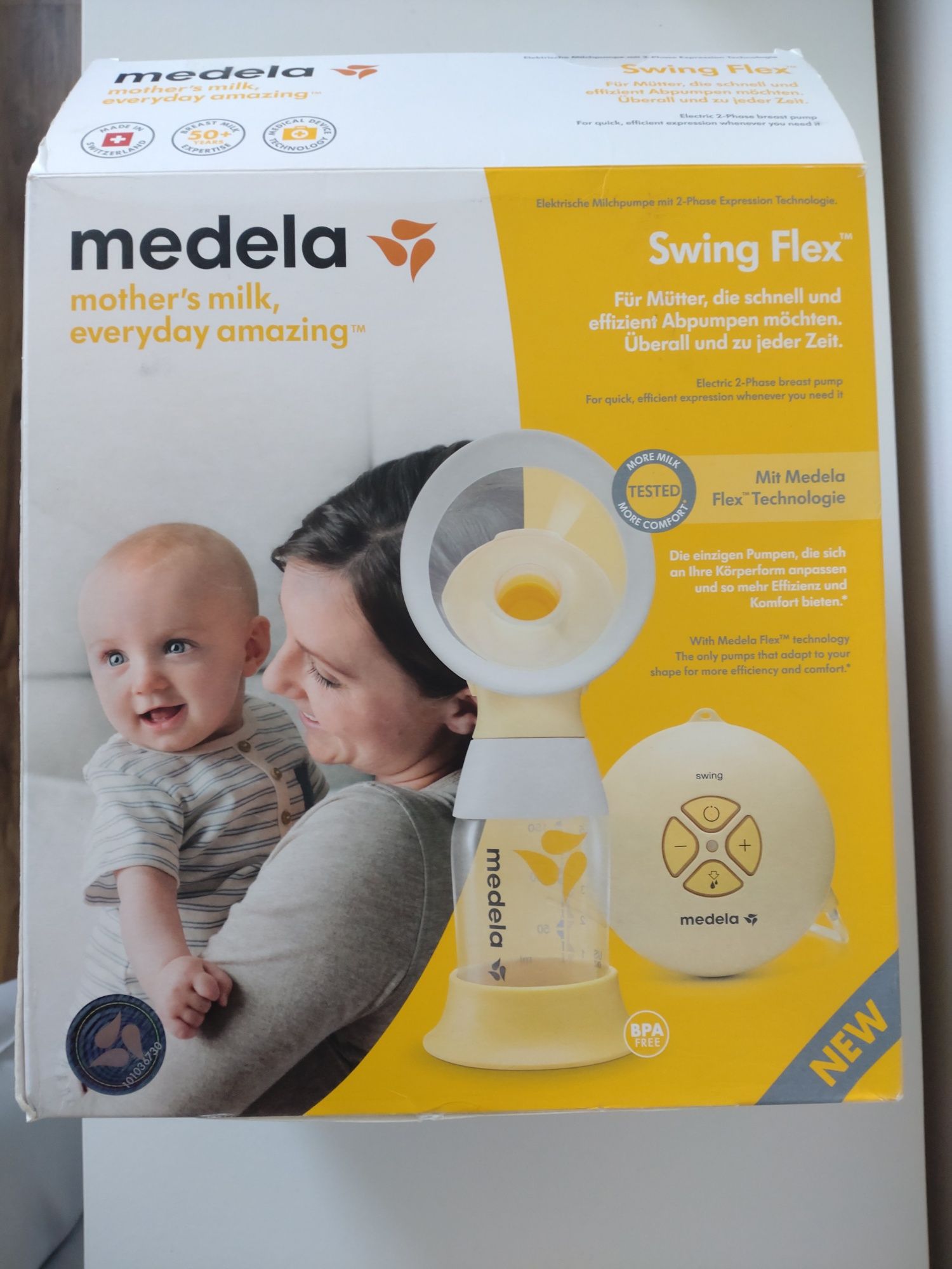 Medela Swing Flex, laktator elektryczny, na jedną pierś