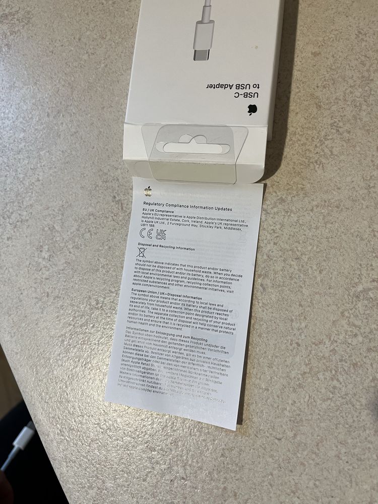 Apple transmiter usb usb-c oryginalny adapter przejściówka nowy