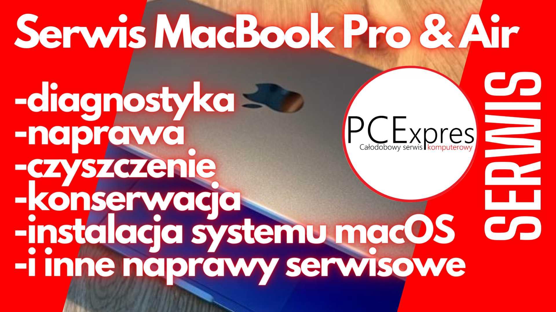Serwis laptopów komputerów stacjonarnych Apple Warszawa i okolice.