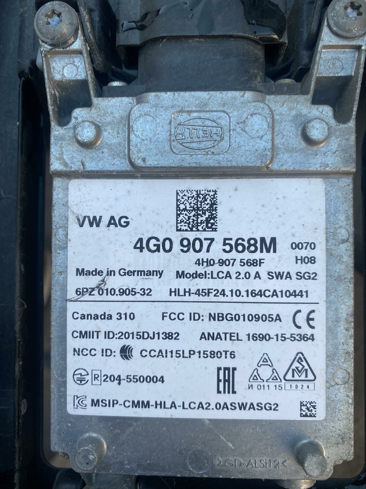 Блок 4G0907568M audi блоки,датчик, блок A6 C7