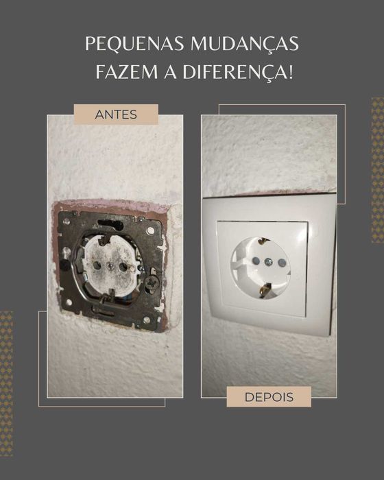 Serviços de Eletricidade - Tomadas, Interruptores, Iluminação
