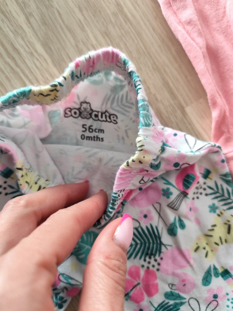 Spodnie legginsy dziewczynka rozmiar 56